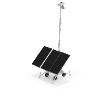 Allvuz MSS 600 solar-powered mobile surveillance system